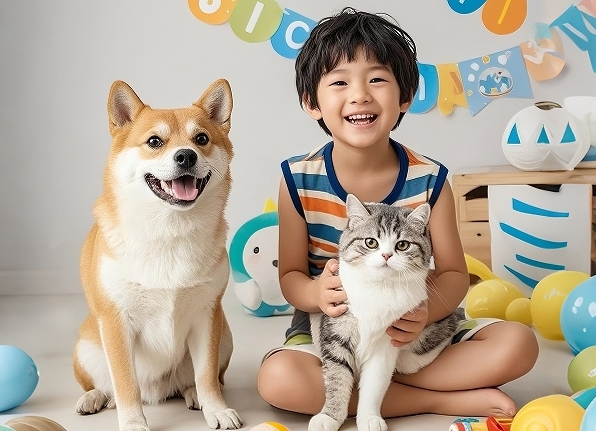 童心未泯，萌宠相伴。这个六一，欢乐与宠爱，一个都不能少！